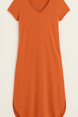 V Neck Maxi Dress
